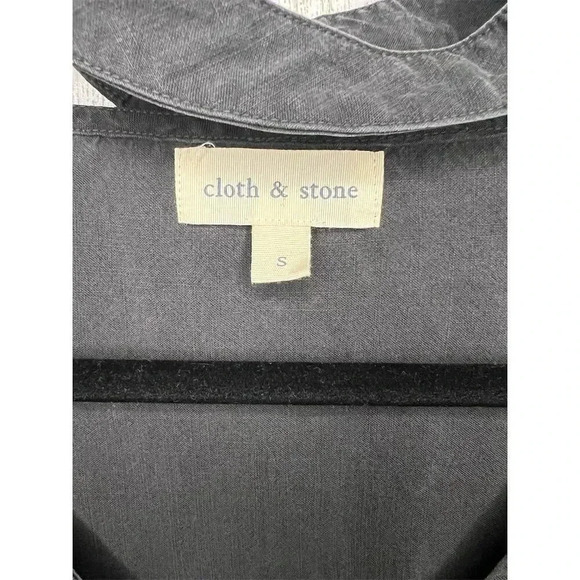 Cloth & Stone Women's Gray Choker Mini Dress Size S Casual Summer - Picture 5 of 7